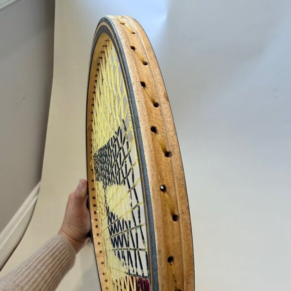 Vintage Prince Woodie Graphite Tennis Racket with Case – 4 3/8 - Picture 11 of 12